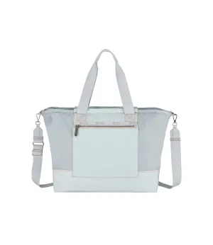 Denim East/West Tote