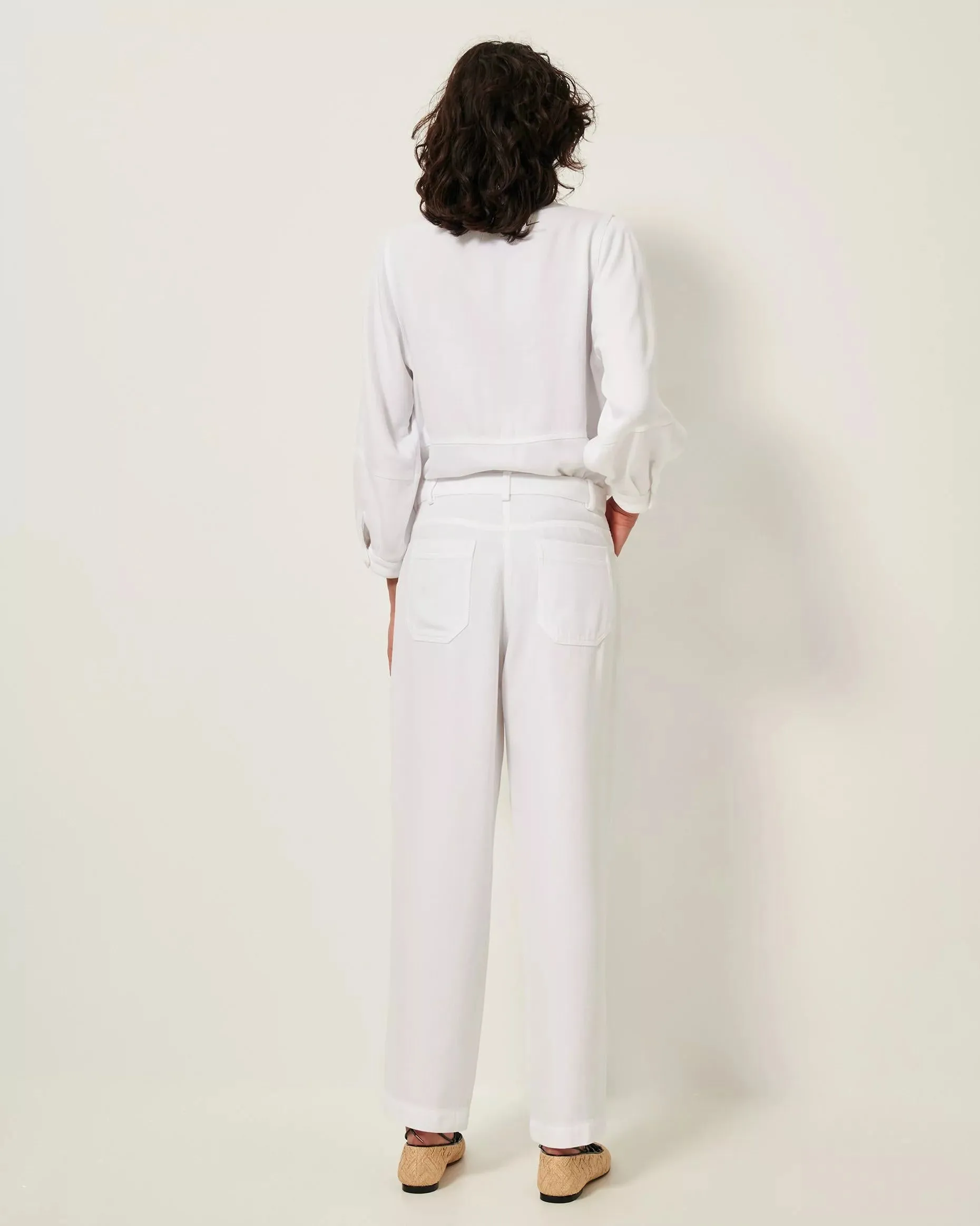 Denim Shirt Leone Optical-White
