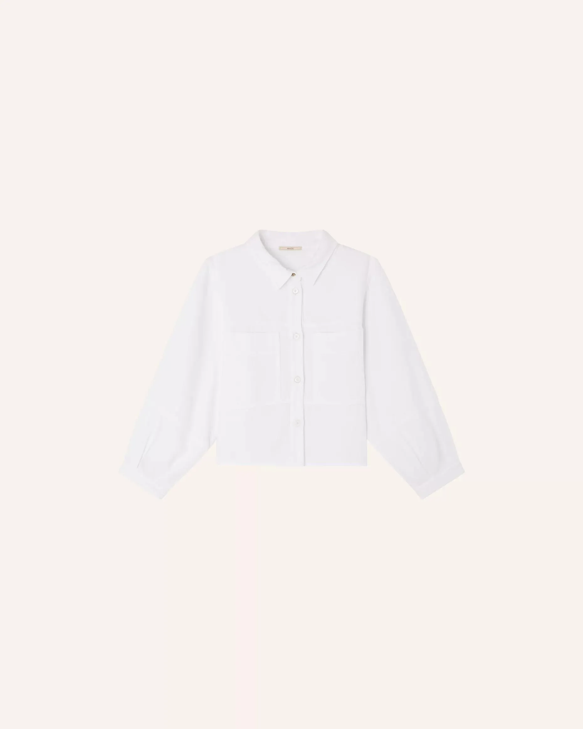 Denim Shirt Leone Optical-White