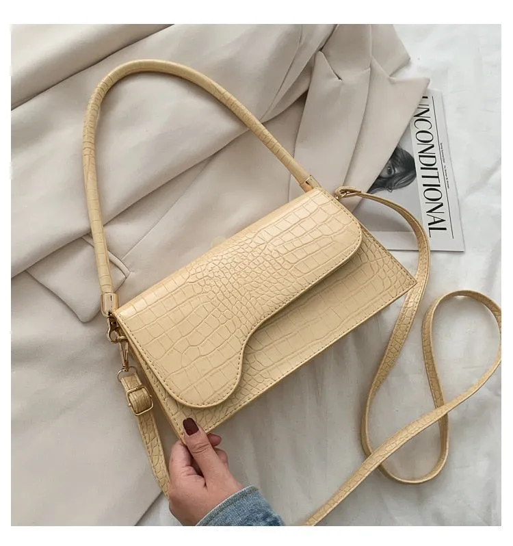 Designer Shoulder Bag Alligator Pattern Armpit Bags Crossbody