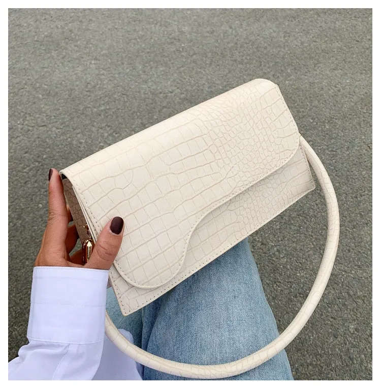 Designer Shoulder Bag Alligator Pattern Armpit Bags Crossbody