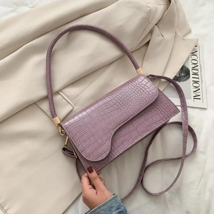 Designer Shoulder Bag Alligator Pattern Armpit Bags Crossbody