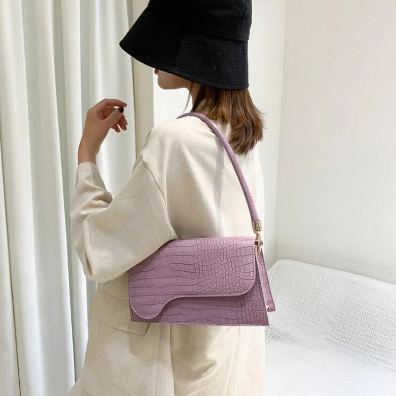 Designer Shoulder Bag Alligator Pattern Armpit Bags Crossbody
