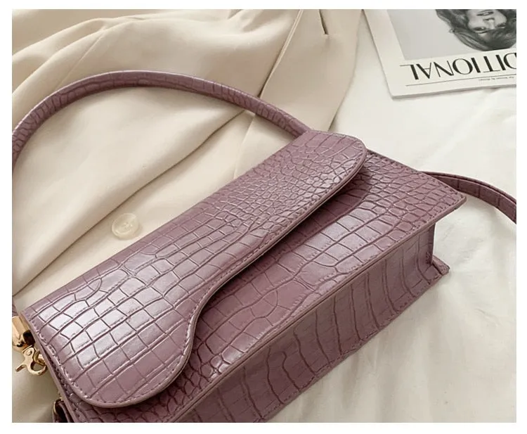 Designer Shoulder Bag Alligator Pattern Armpit Bags Crossbody