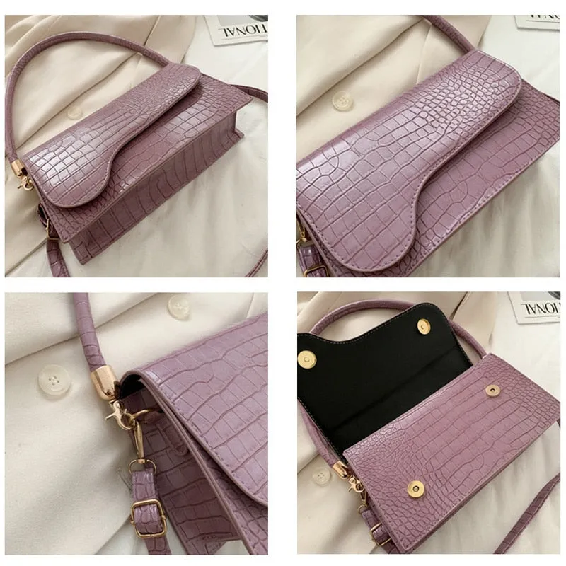Designer Shoulder Bag Alligator Pattern Armpit Bags Crossbody