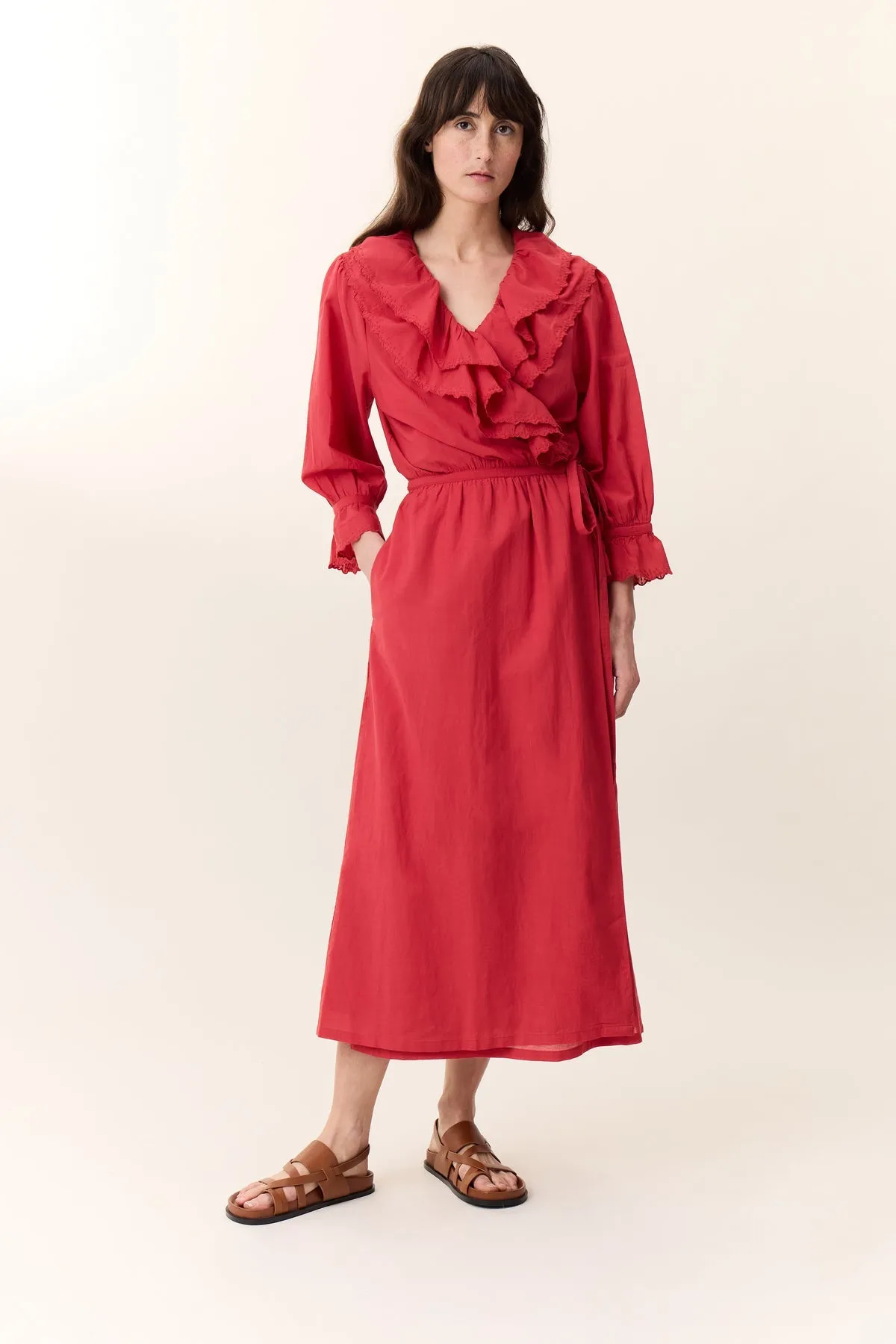 Dress Reem Tcv1 Reem Tcv1 Plain Red