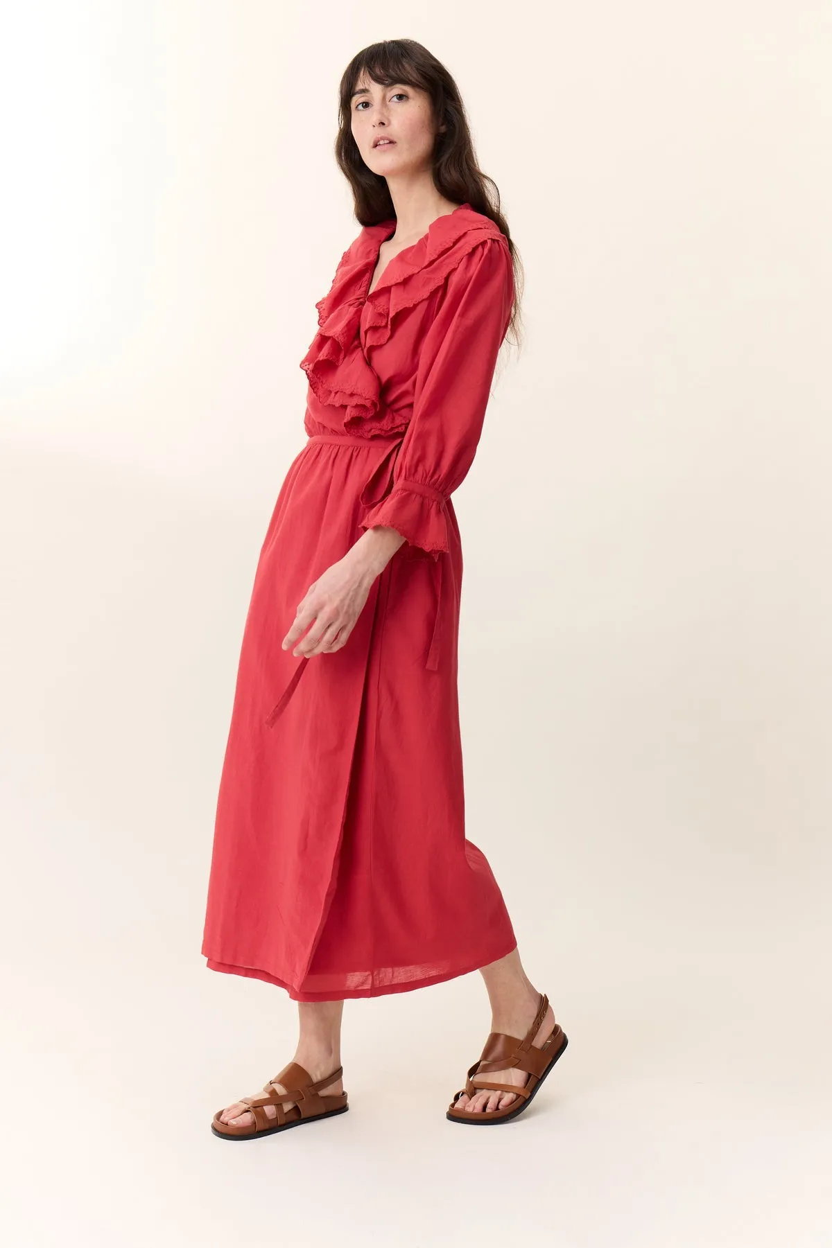 Dress Reem Tcv1 Reem Tcv1 Plain Red