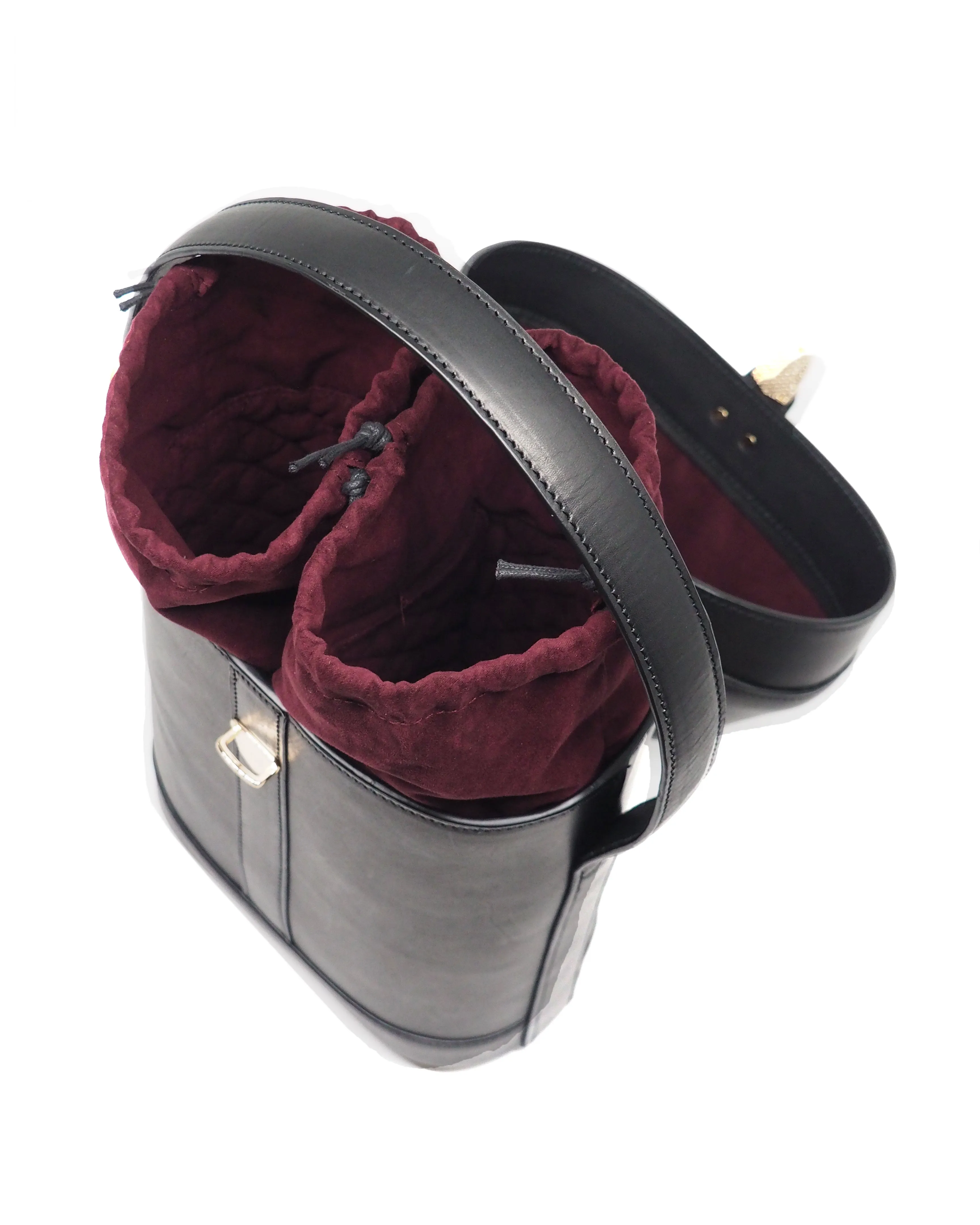 Duo Wine Carrier (Nero Lamma Belly)