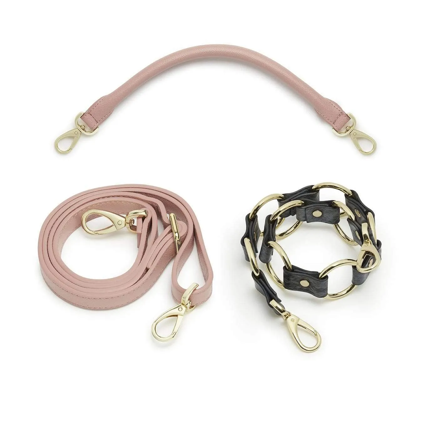 Elm Vegan Leather Shoulder Bag | Pink Nude