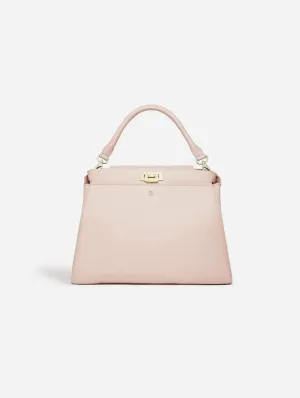 Elm Vegan Leather Shoulder Bag | Pink Nude