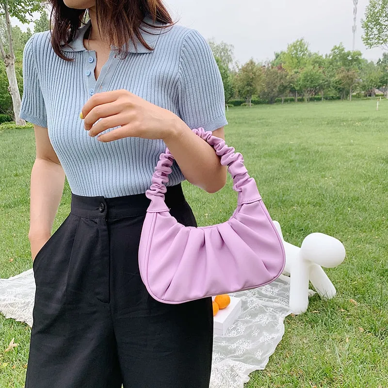 Fashion Female Travel Totes Lady Fashion Dumpling Bag Handbags And Purse