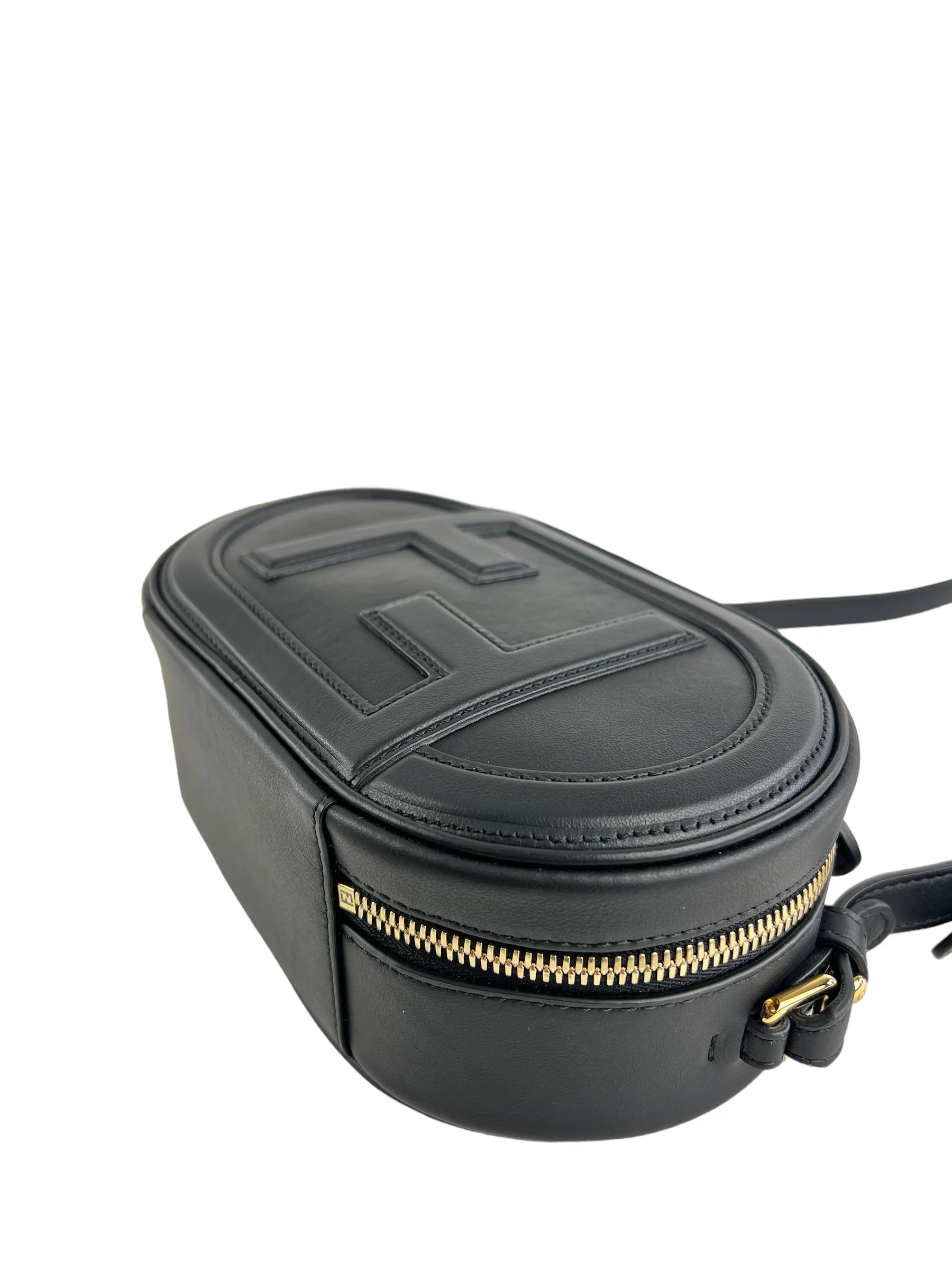 Fendi Black O'Lock Mini Camera Case Crossbody
