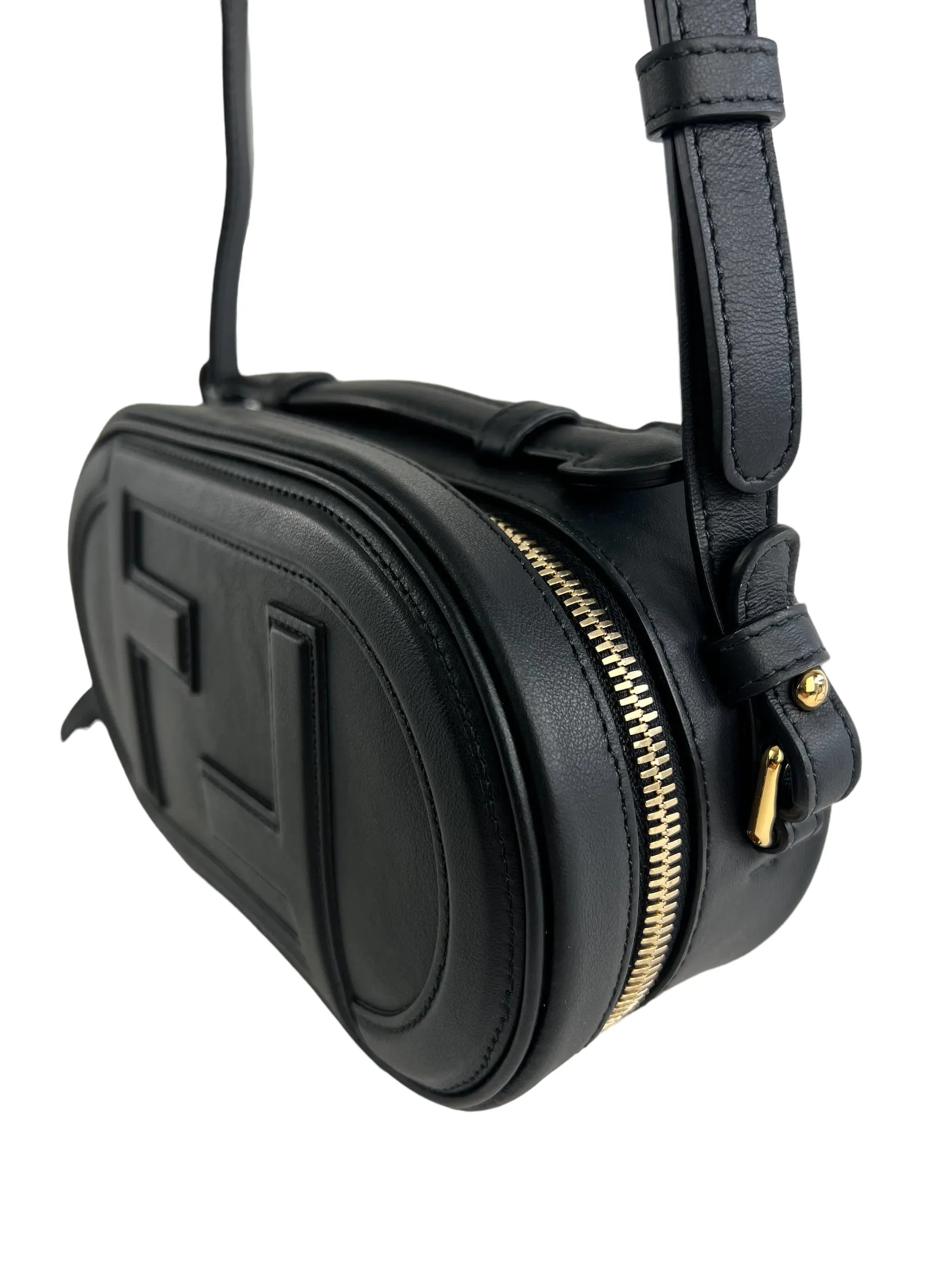 Fendi Black O'Lock Mini Camera Case Crossbody