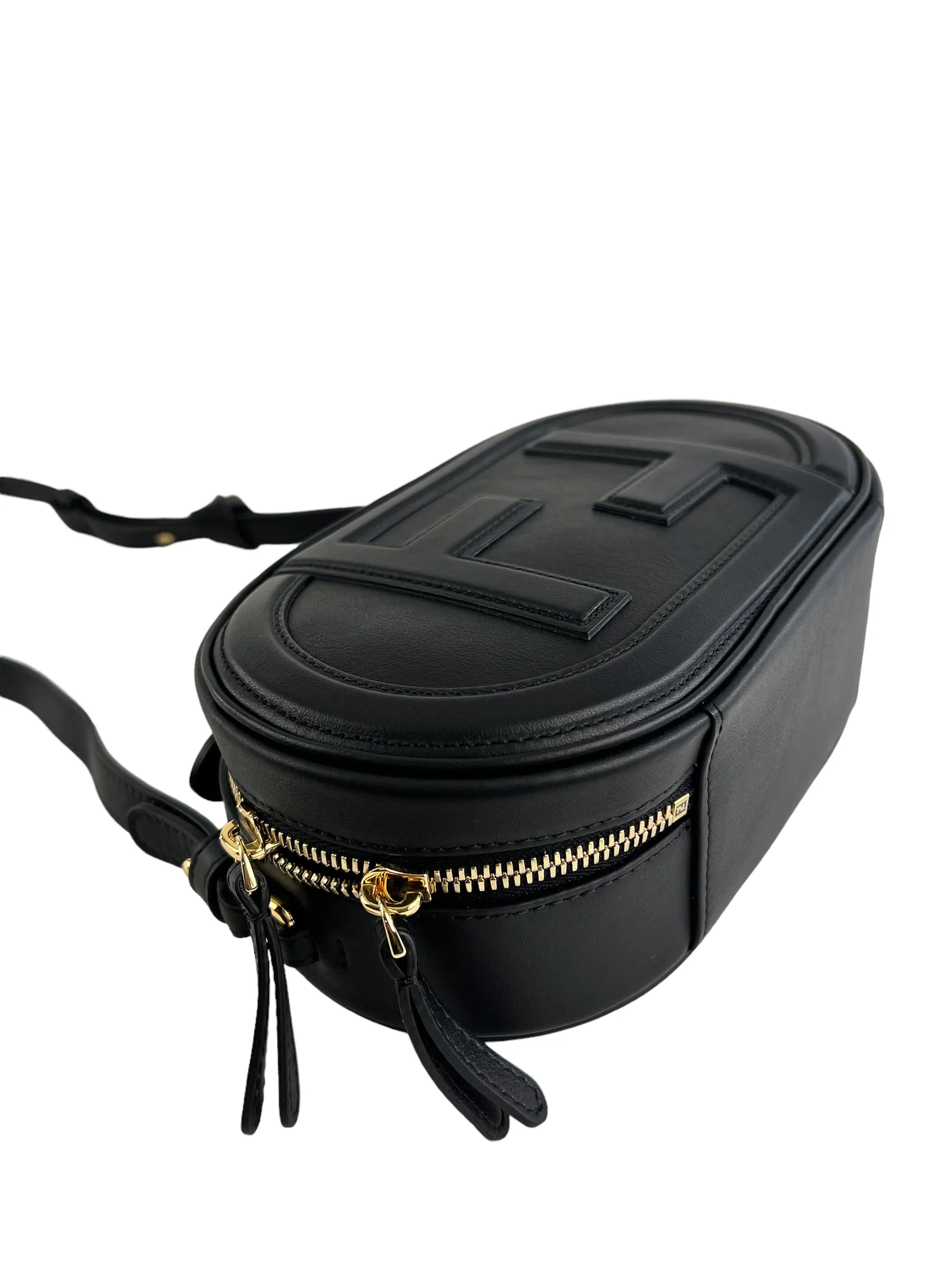 Fendi Black O'Lock Mini Camera Case Crossbody