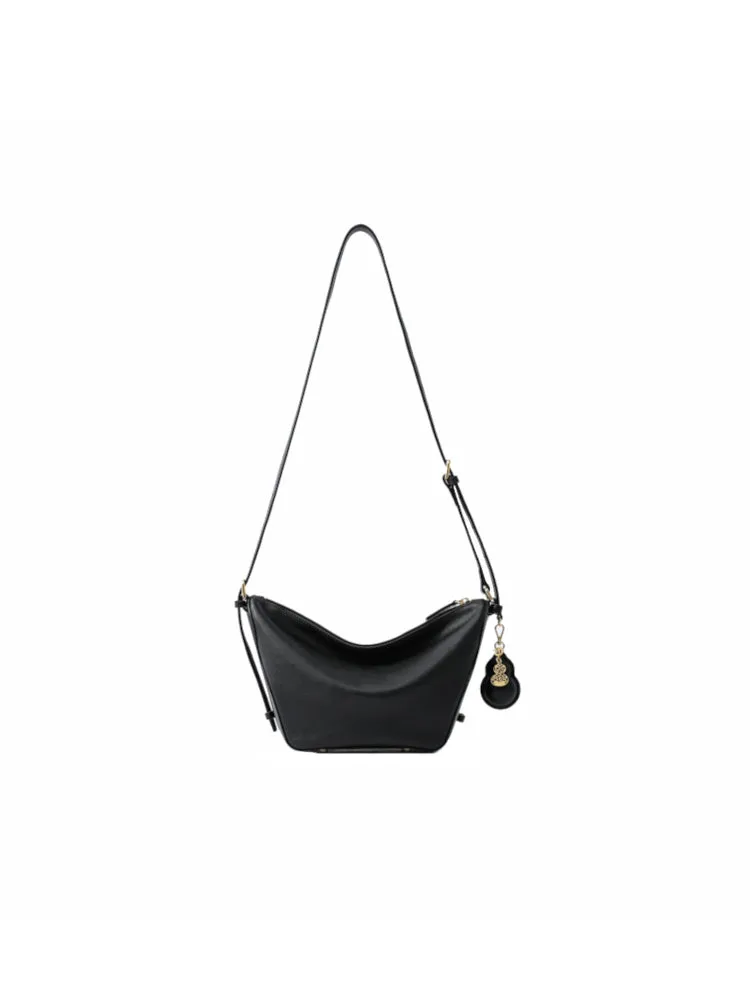 FULU Leather Hobo Bag