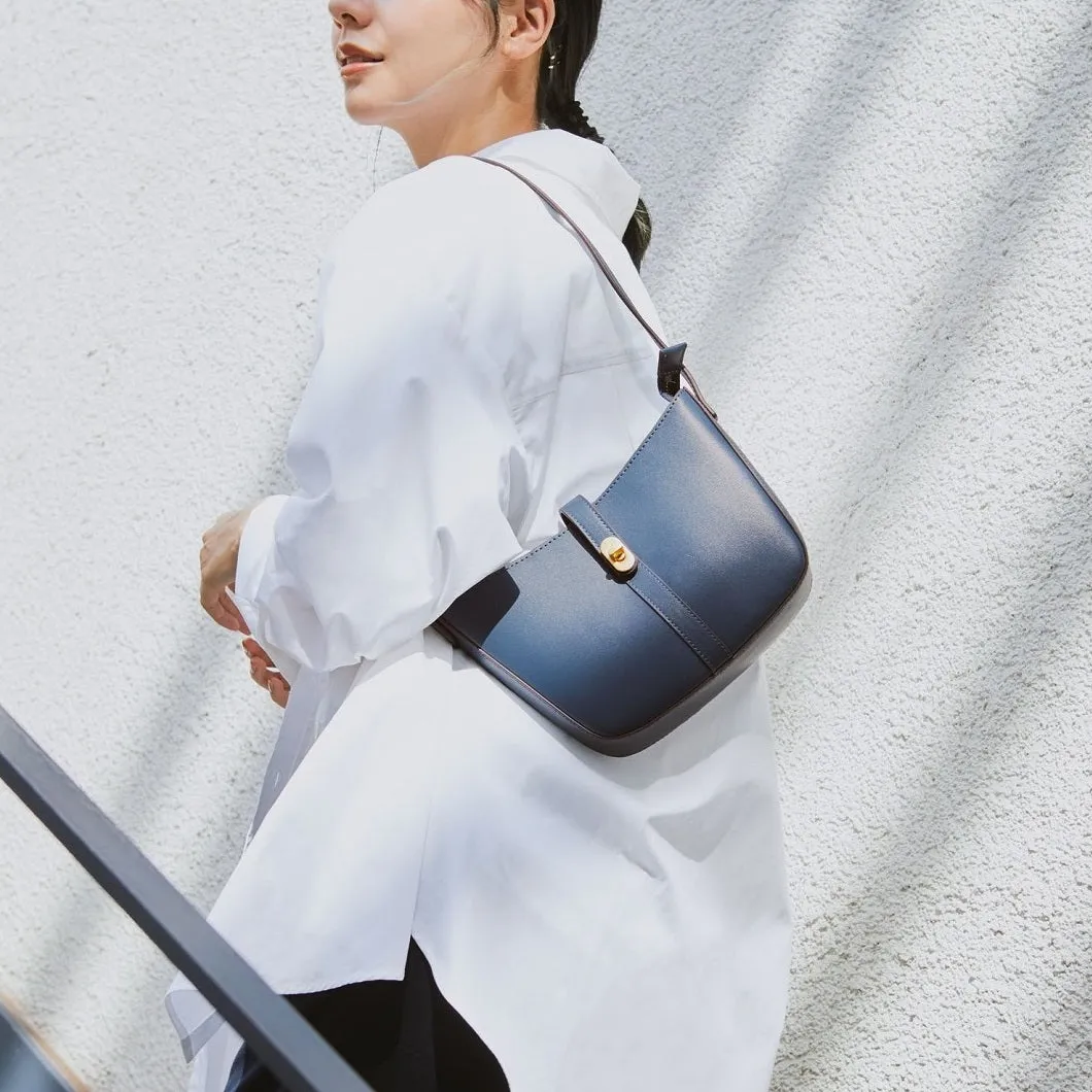 Gaia Leather Shoulder Bag