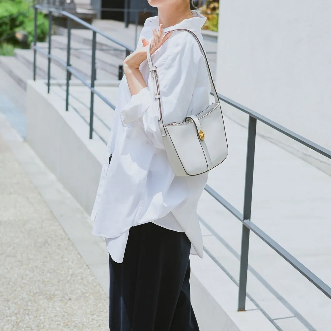 Gaia Leather Shoulder Bag