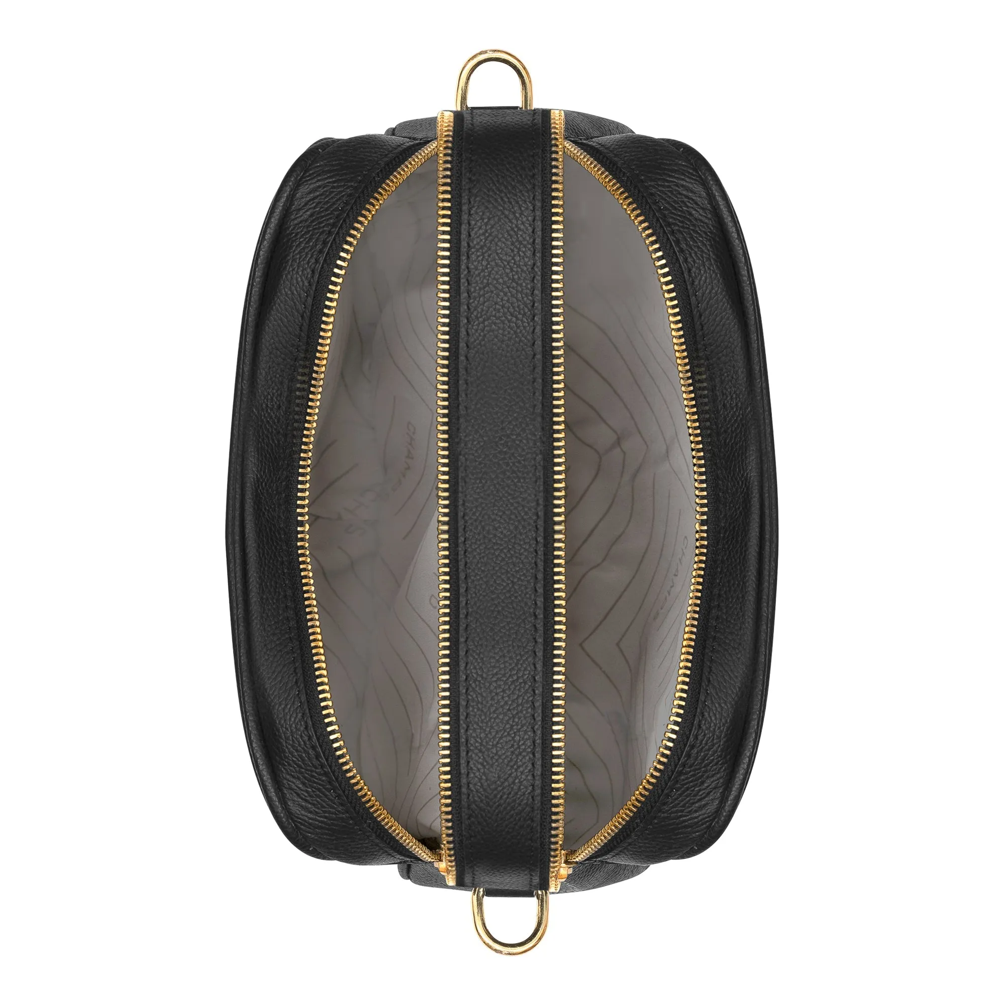 Gala / Leather Double-Zip Shoulder Bag *Drop Ship*
