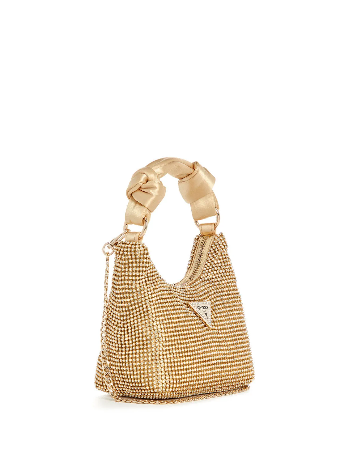 Gold Lua Mini Hobo Bag