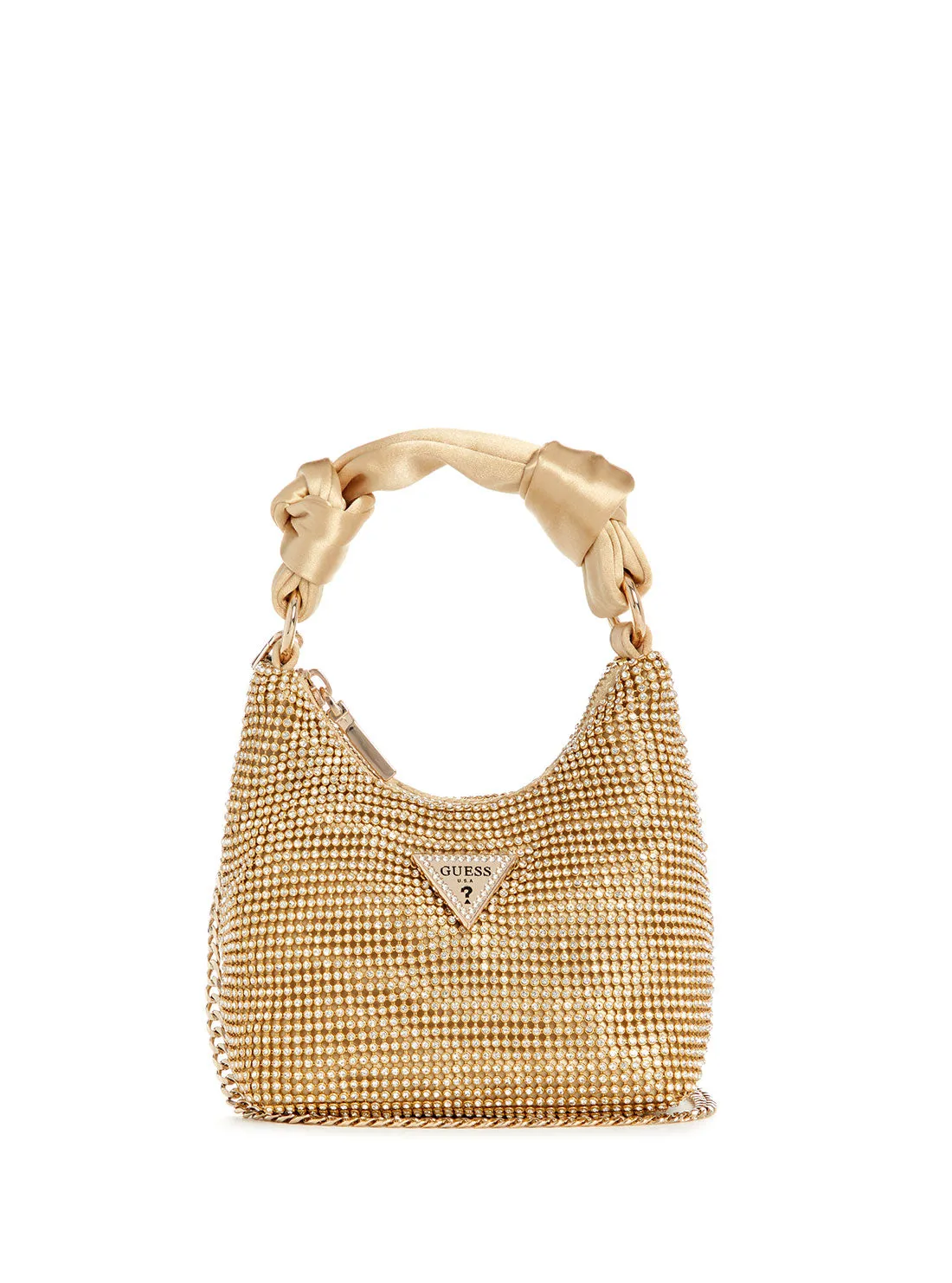 Gold Lua Mini Hobo Bag