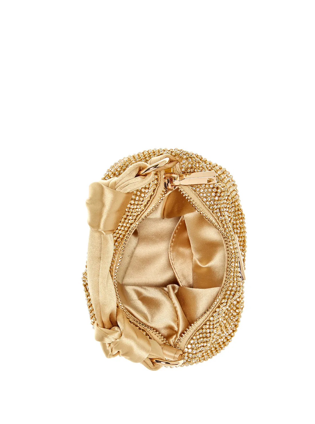 Gold Lua Mini Hobo Bag