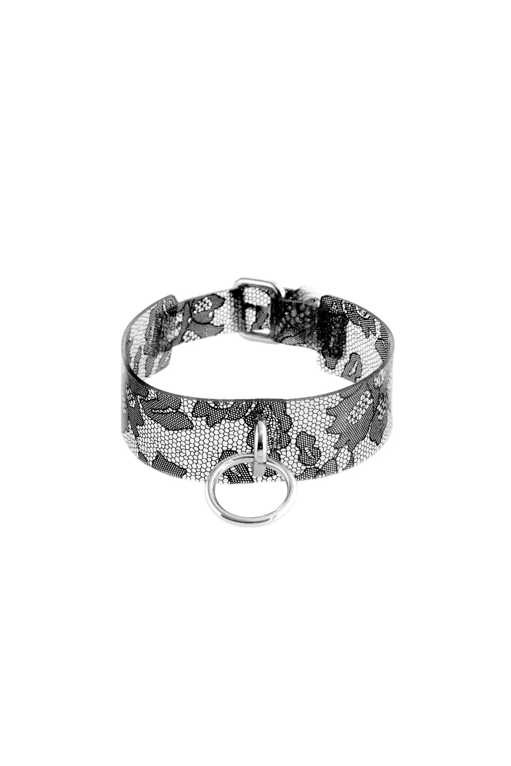 GOTHITA PU LACE CHOKER