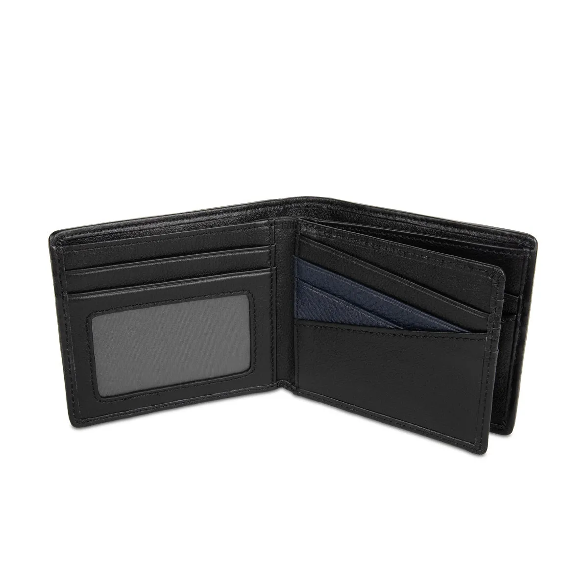 Grayson Leather Bi-fold Wallet with Extra Flap (RFID)