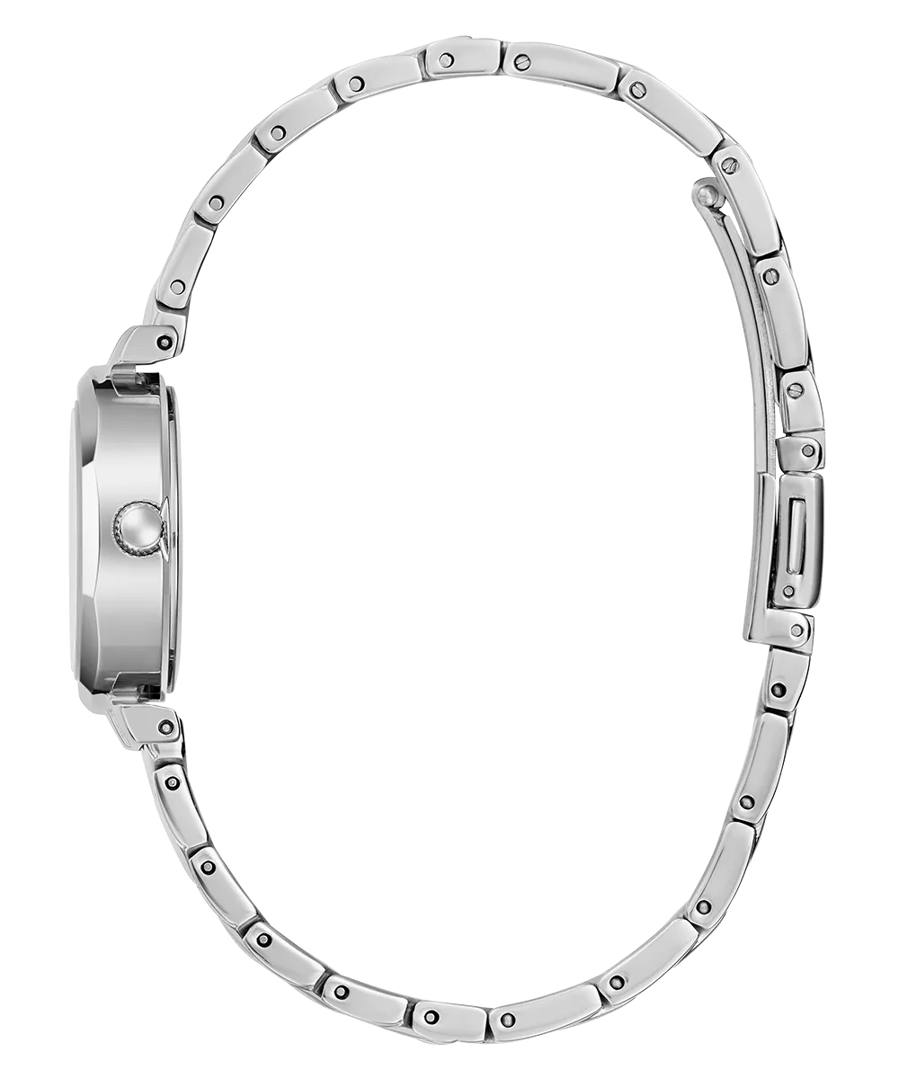 GUESS Ladies Silver Tone Analog Watch