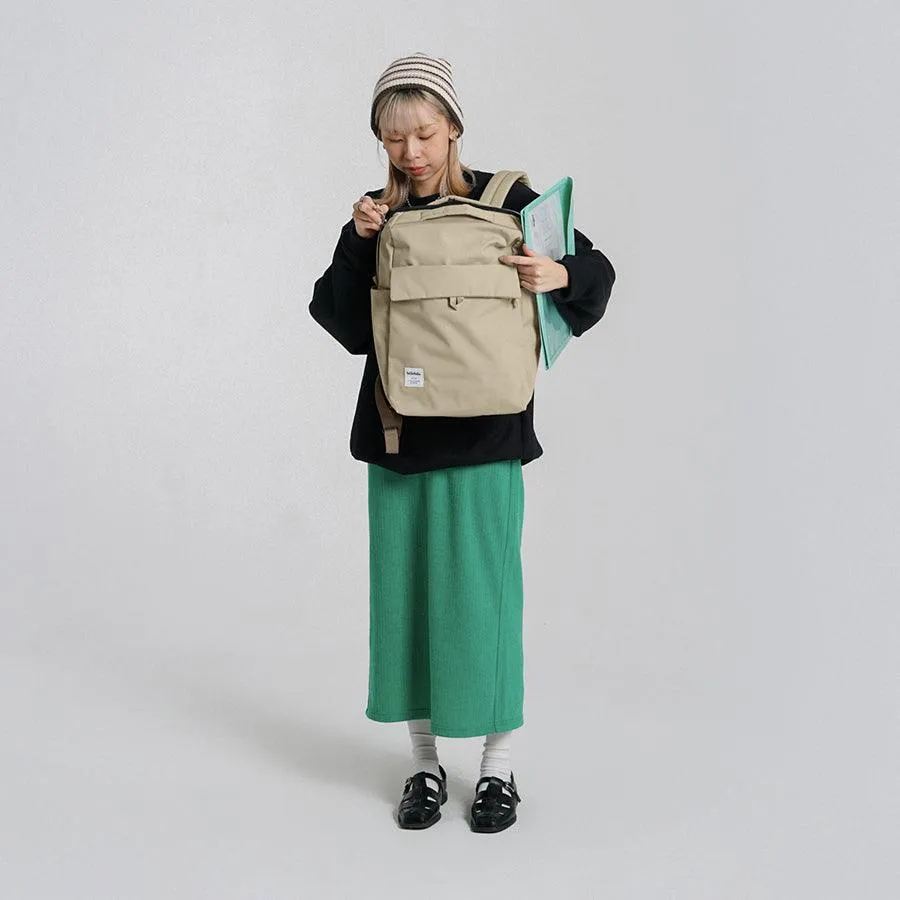 HELLOLULU Carter All Day Backpack Fog Khaki
