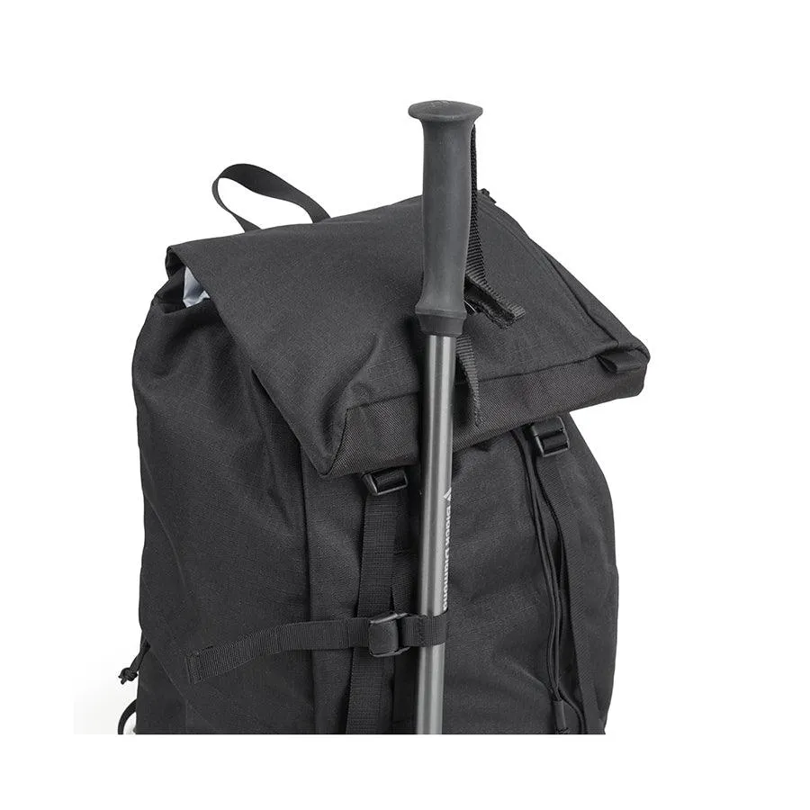 HELLOLULU Gio Utility Flap Backpack L Char.Black
