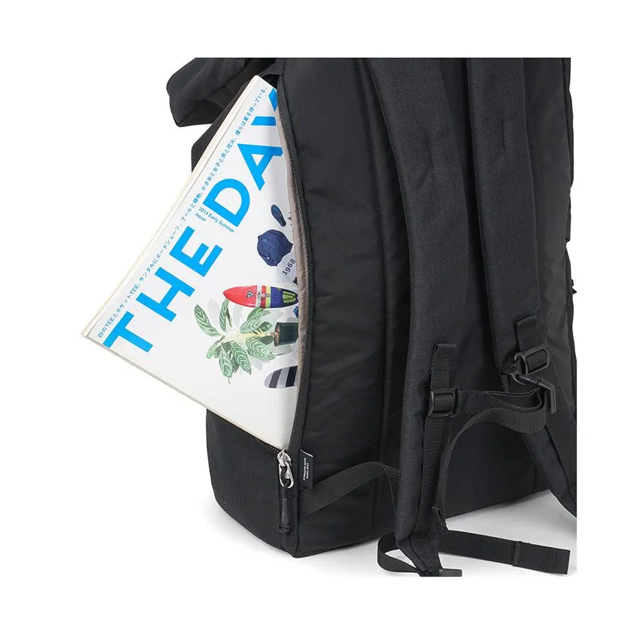 HELLOLULU Gio Utility Flap Backpack L Char.Black