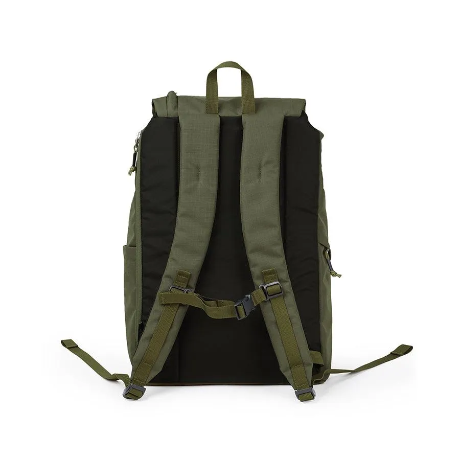 HELLOLULU Gio Utility Flap Backpack Lolive Drab