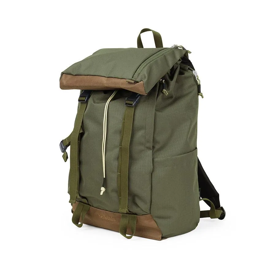 HELLOLULU Gio Utility Flap Backpack Lolive Drab