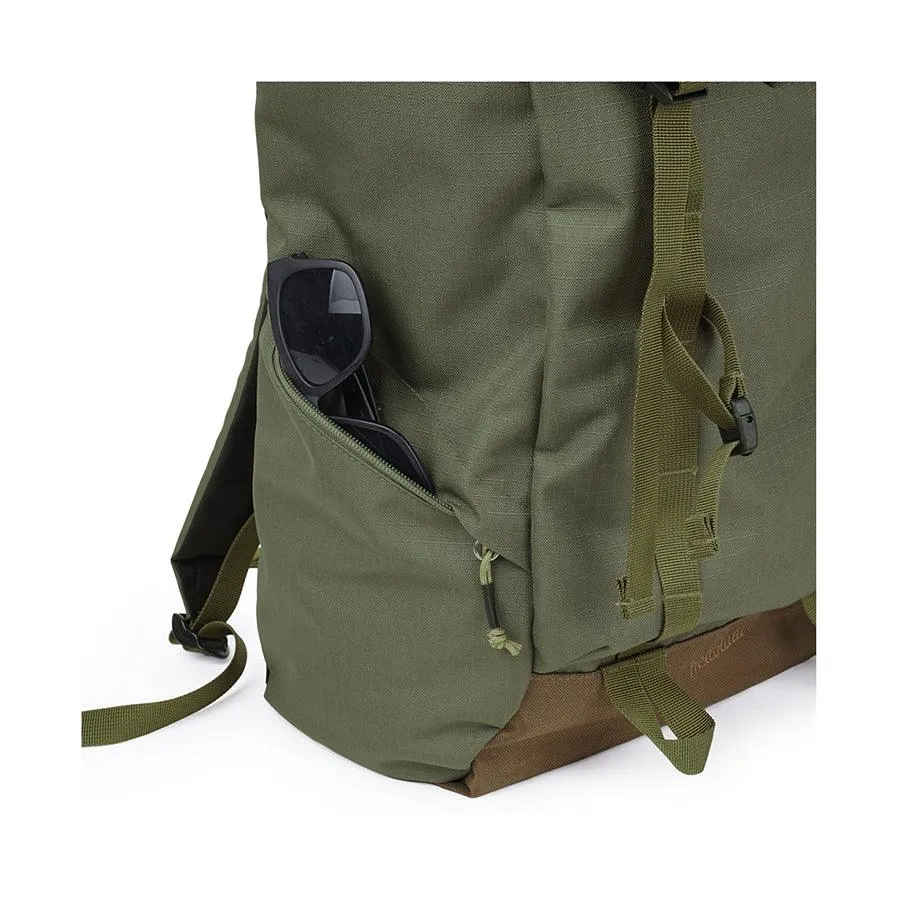 HELLOLULU Gio Utility Flap Backpack Lolive Drab