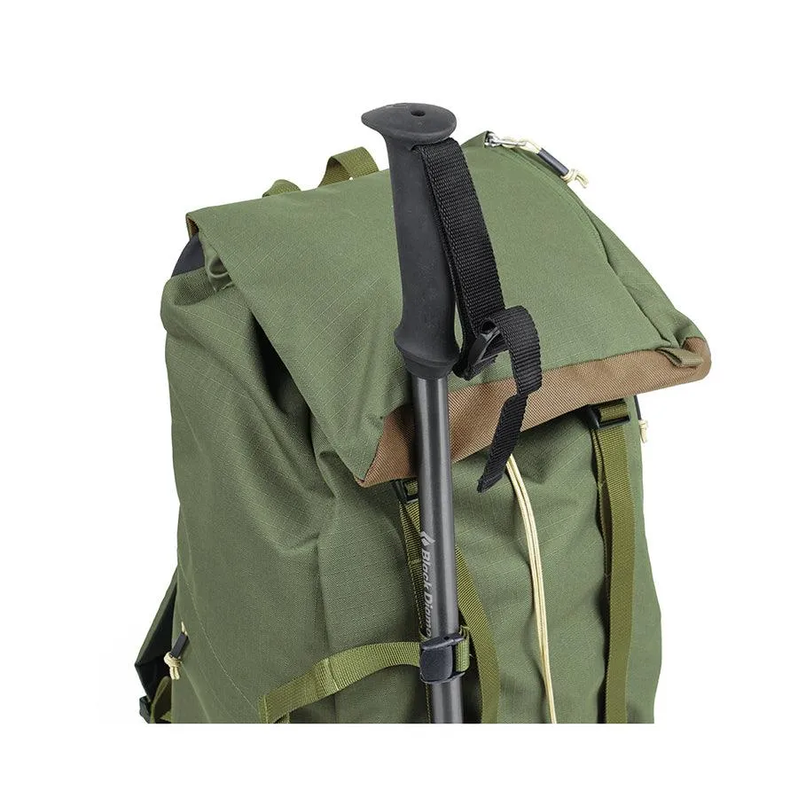 HELLOLULU Gio Utility Flap Backpack Lolive Drab