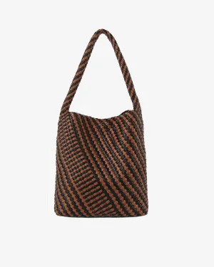HOBO BRAIDED SOFT STRUCTURE - Brown Caramel