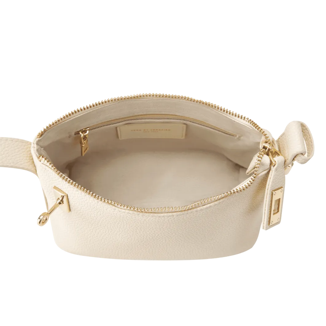 Ivory Twister Hobo Bag