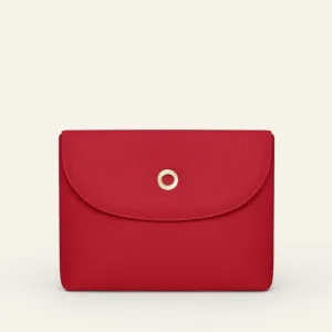 Jasmine Crossbody | Pillarbox Red with Gold hardware