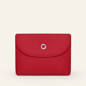Jasmine Crossbody | Pillarbox Red with Silver hardware