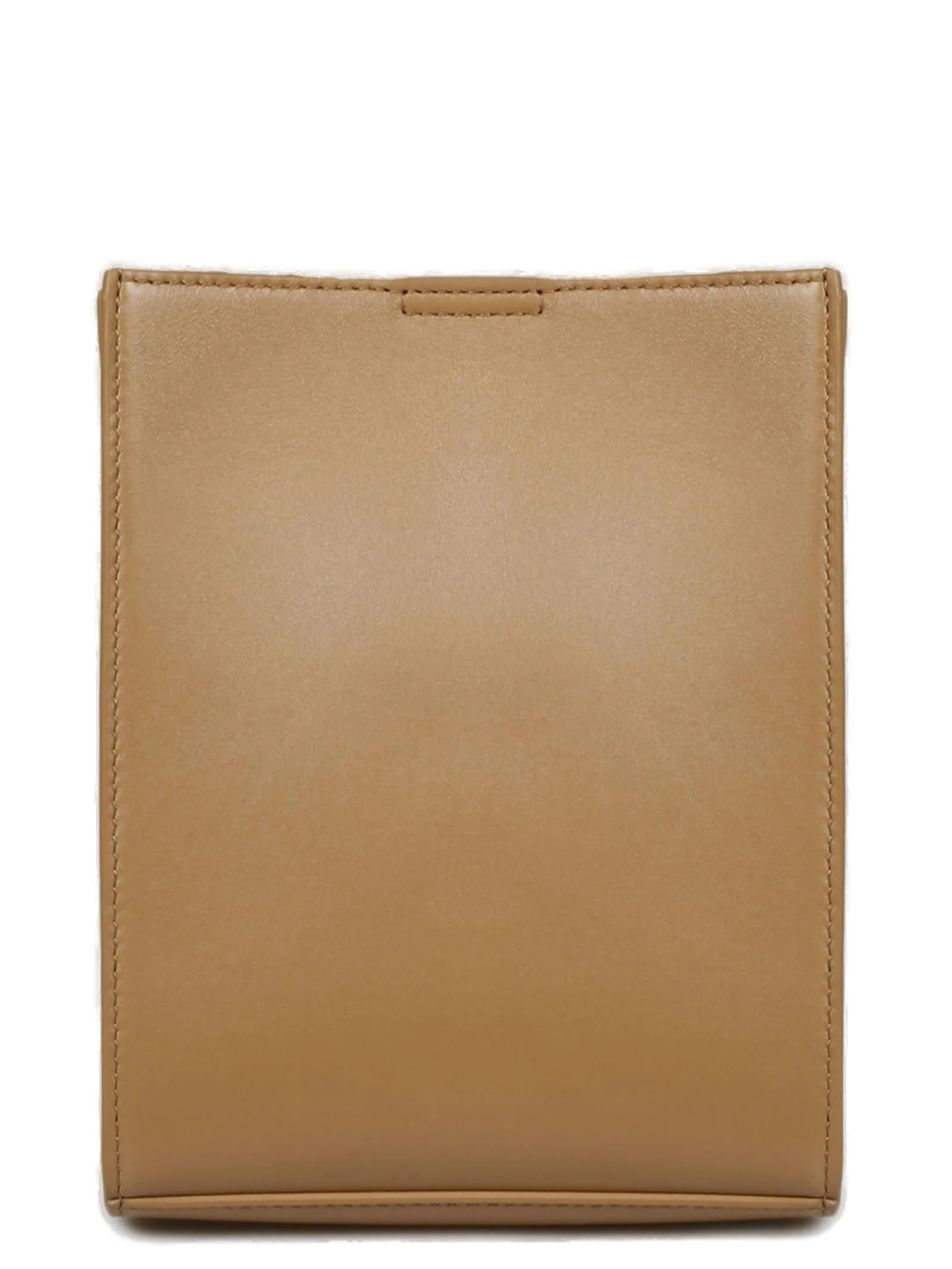 Jil Sander Tangle Logo Embossed Small Messenger Bag
