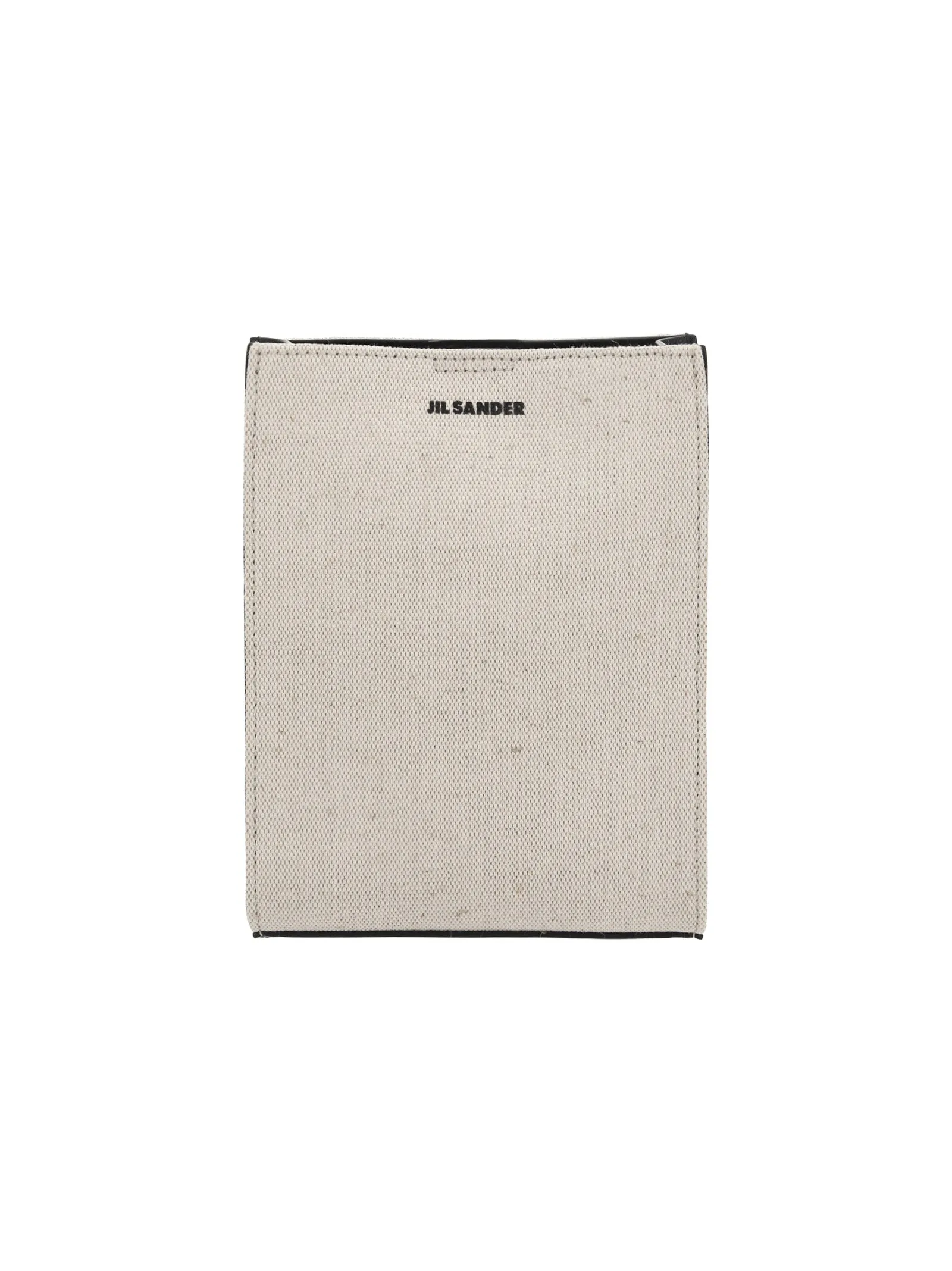 Jil Sander Tangle Logo Embroidered Messenger Bag