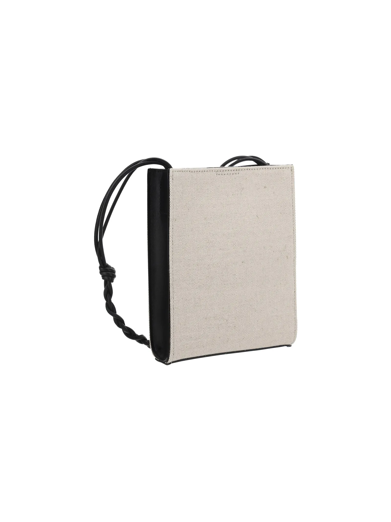 Jil Sander Tangle Logo Embroidered Messenger Bag