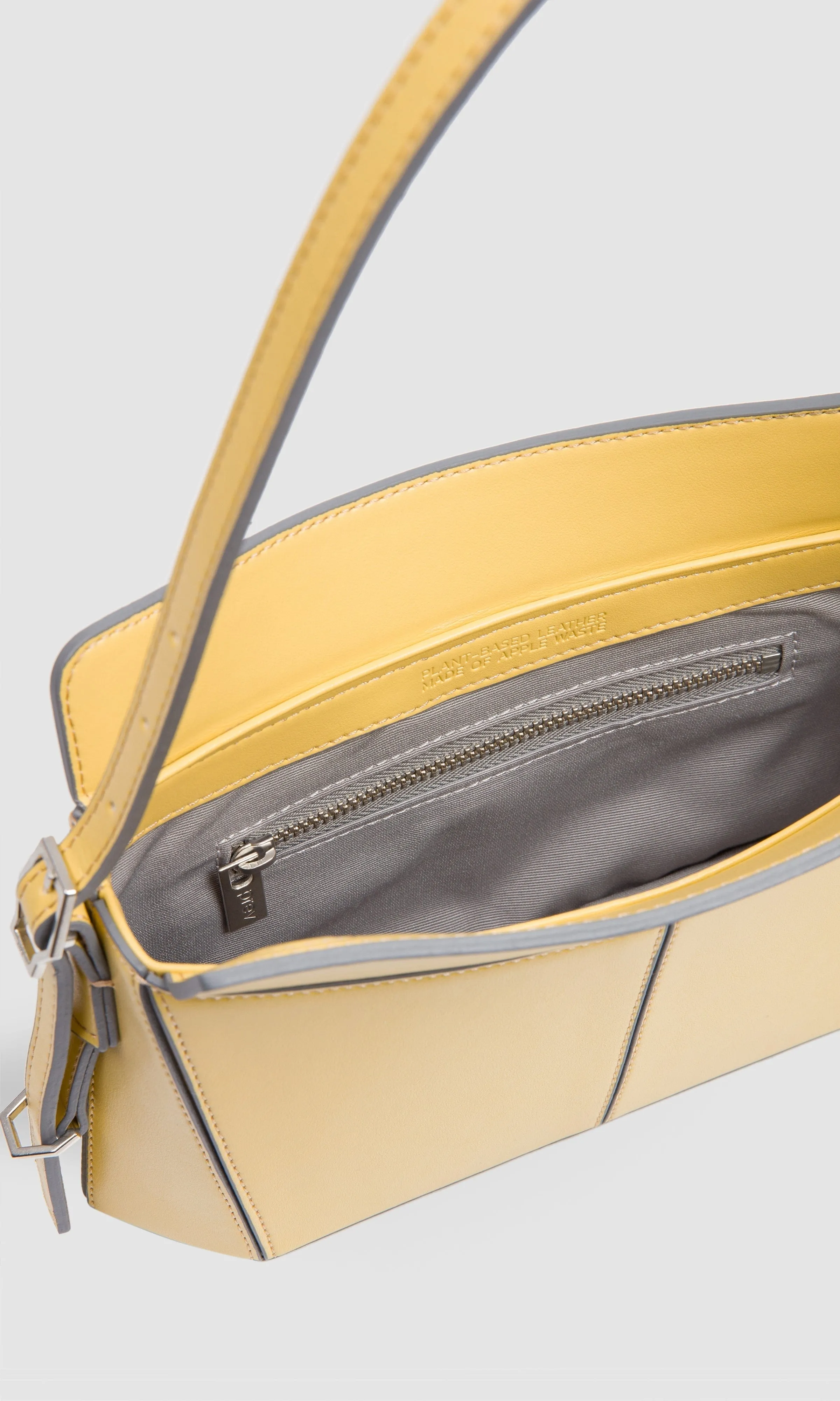 Kiara Women's Apple Leather Vegan Mini Bag | Lemon Yellow