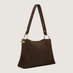 Lana Hobo - Chocolate Suede