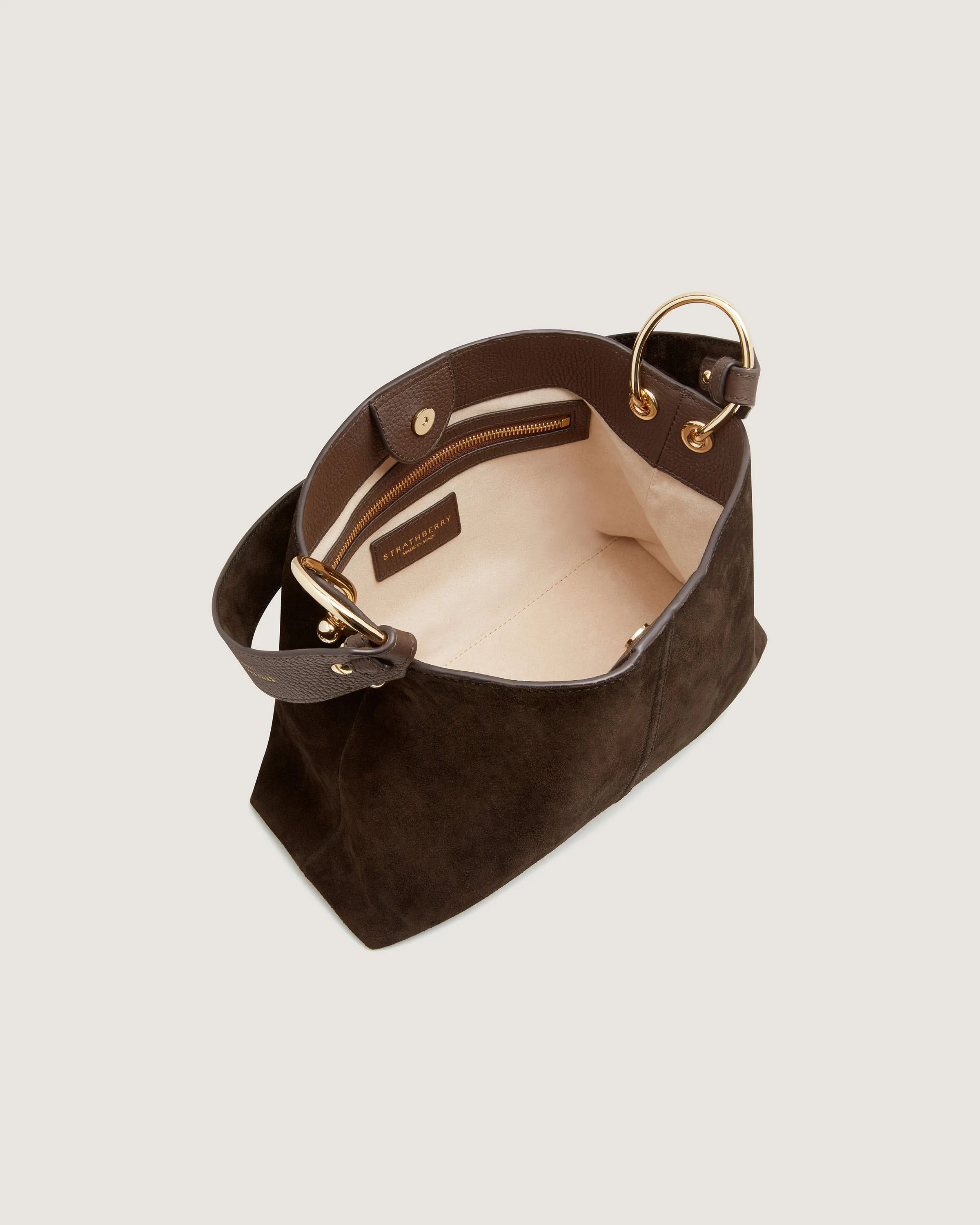 Lana Hobo - Chocolate Suede