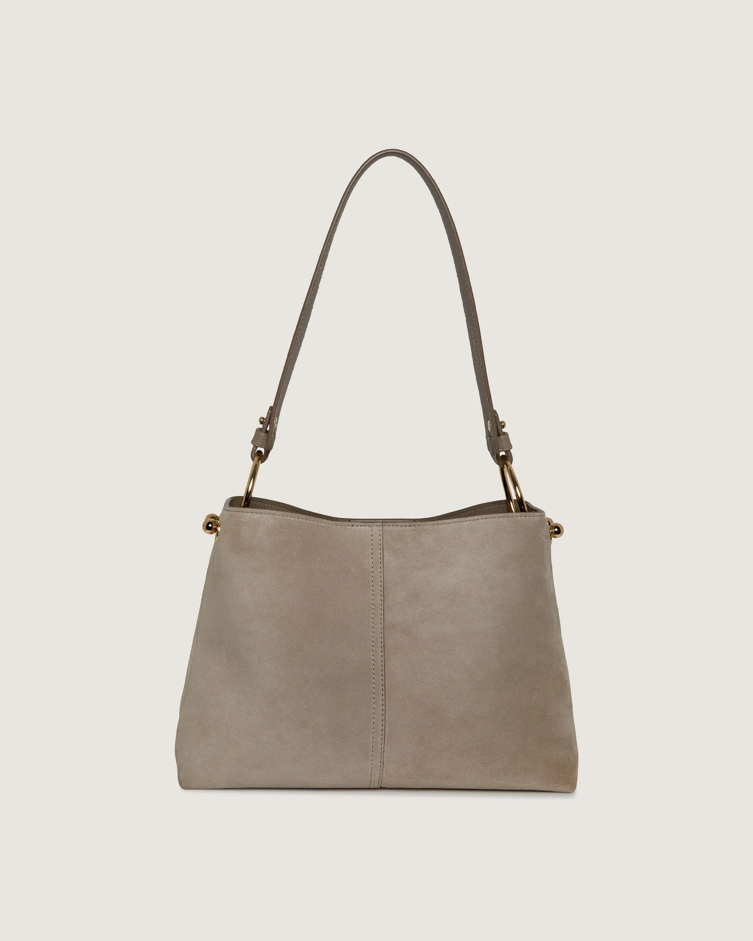 Lana Hobo - Taupe Suede