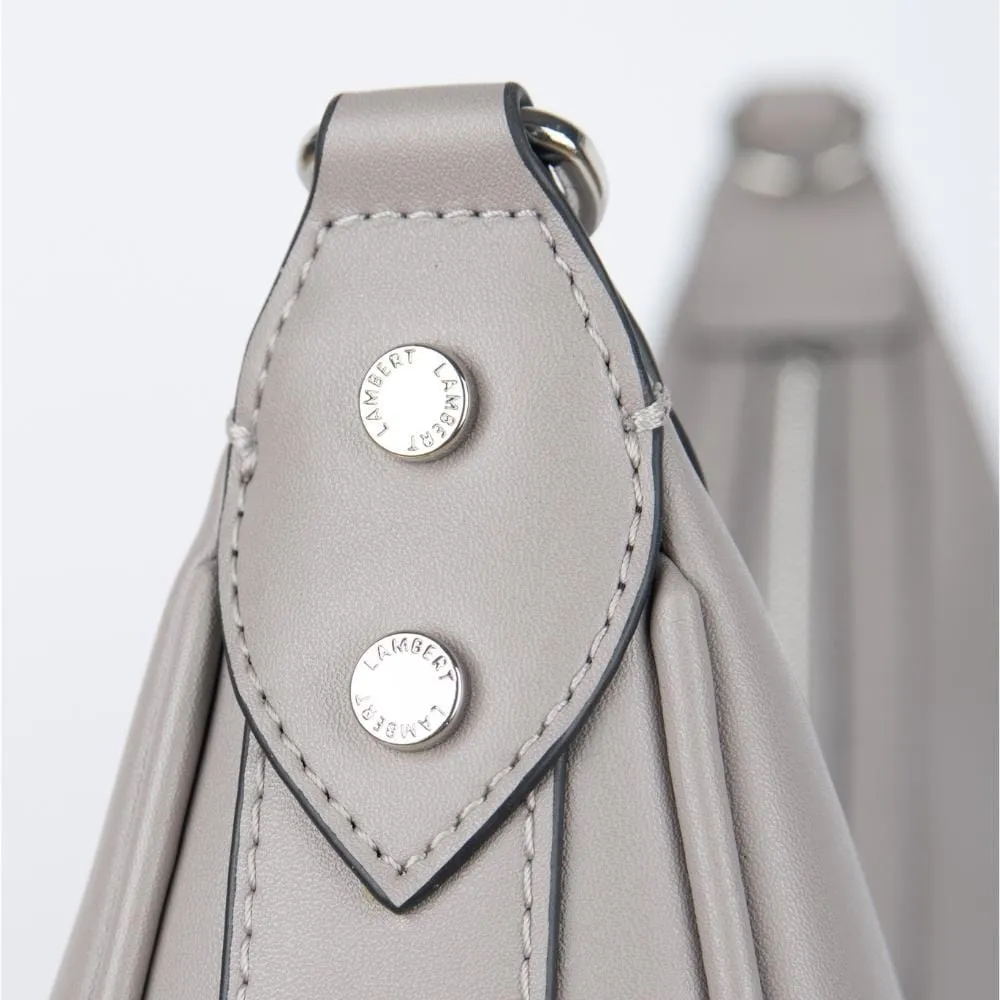 Le Jenny - Sac à main hobo en cuir vegan ash