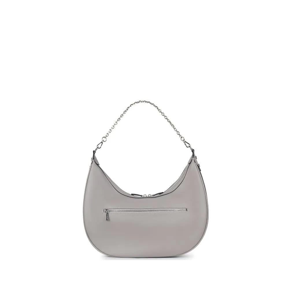 Le Jenny - Sac à main hobo en cuir vegan ash