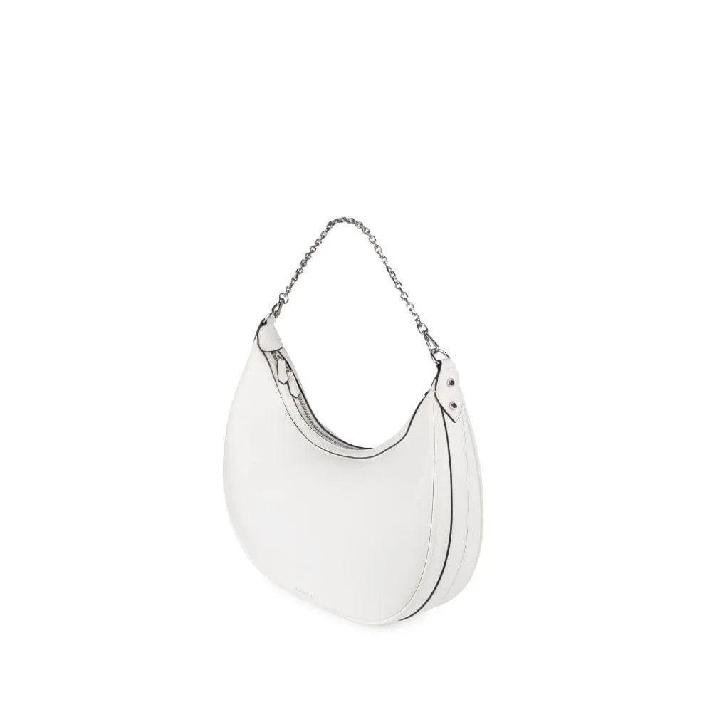 Le Jenny - Sac à main hobo en cuir vegan pearl