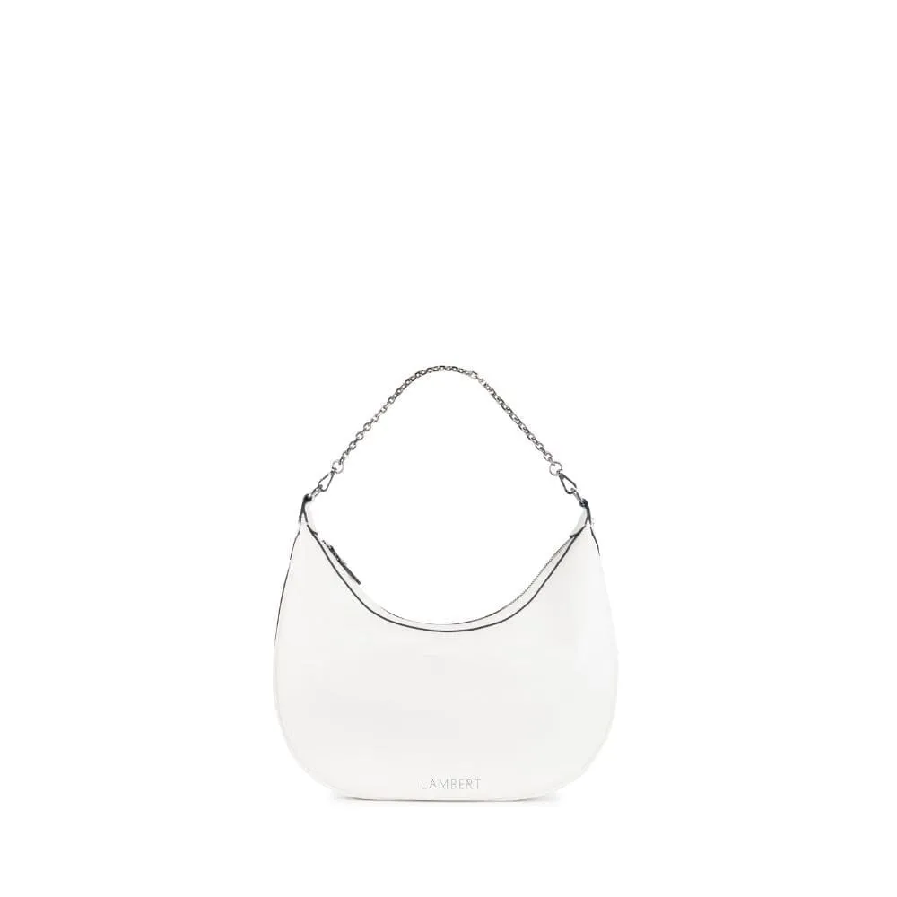 Le Jenny - Sac à main hobo en cuir vegan pearl